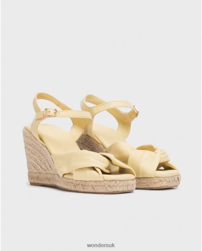 Footwear VZ2PD42 Women Wonders Lemon Yellow Anuk Sandal