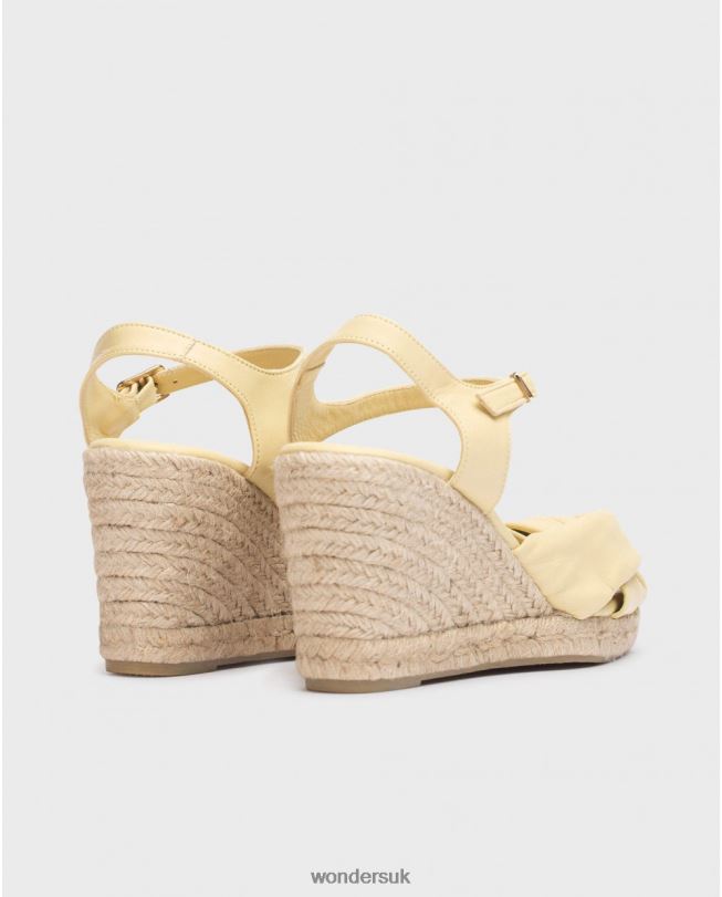 Footwear VZ2PD42 Women Wonders Lemon Yellow Anuk Sandal