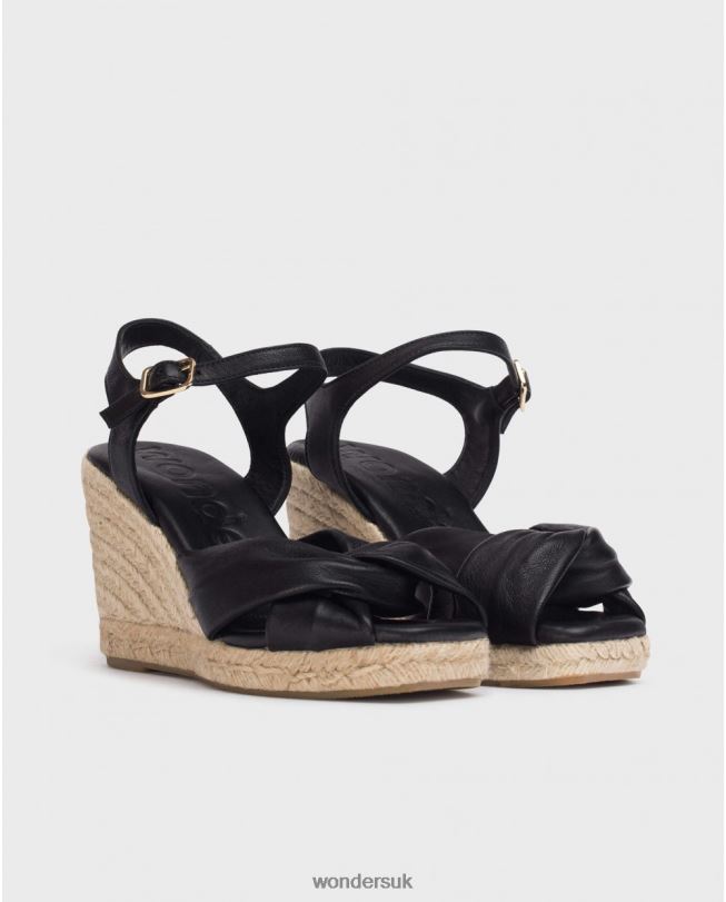 Footwear VZ2PD44 Women Wonders Negro Black Anuk Sandal