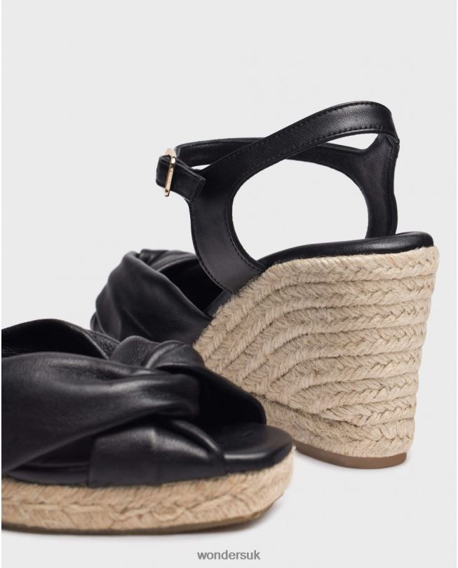 Footwear VZ2PD44 Women Wonders Negro Black Anuk Sandal