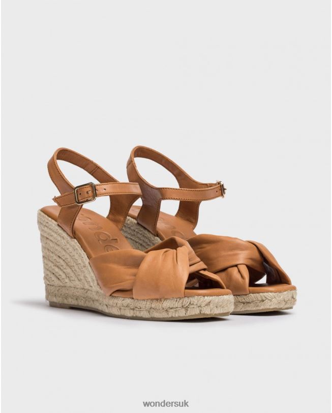Footwear VZ2PD45 Women Wonders Camel Brown Anuk Sandal