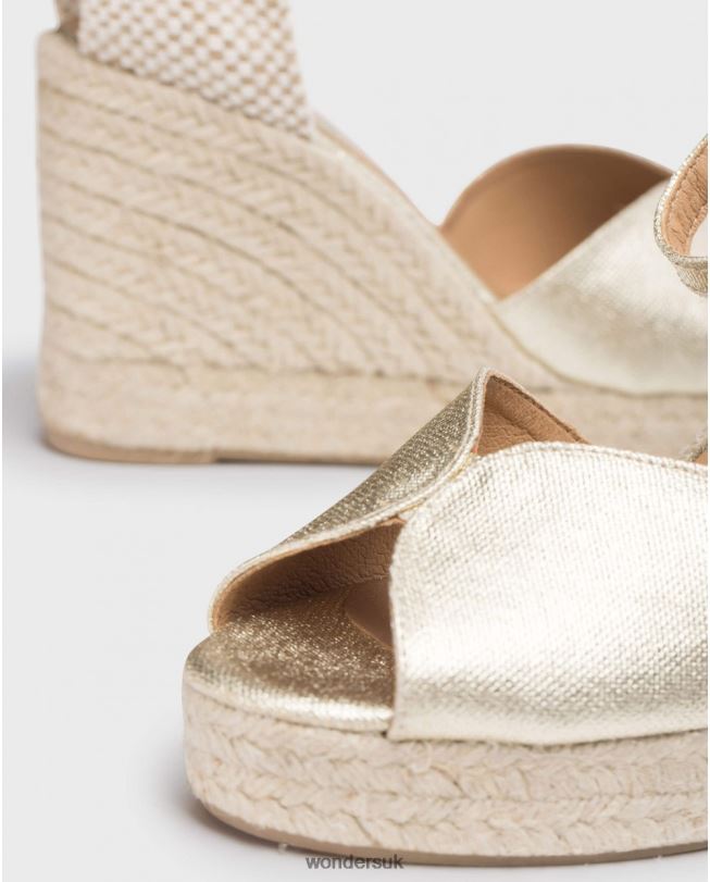Footwear VZ2PD53 Women Wonders Platino Ibis Jute Sandal