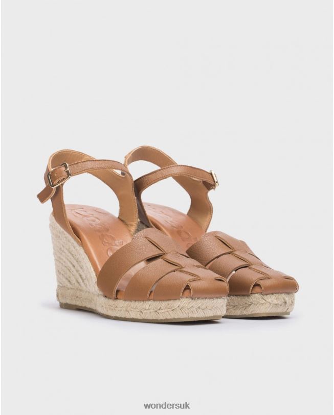 Footwear VZ2PD84 Women Wonders Camel Brown Bora Bora Espadrilles