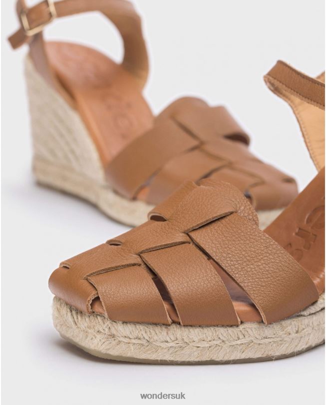 Footwear VZ2PD84 Women Wonders Camel Brown Bora Bora Espadrilles