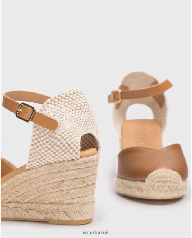 Footwear VZ2PD86 Women Wonders Camel Black Lexi Espadrilles