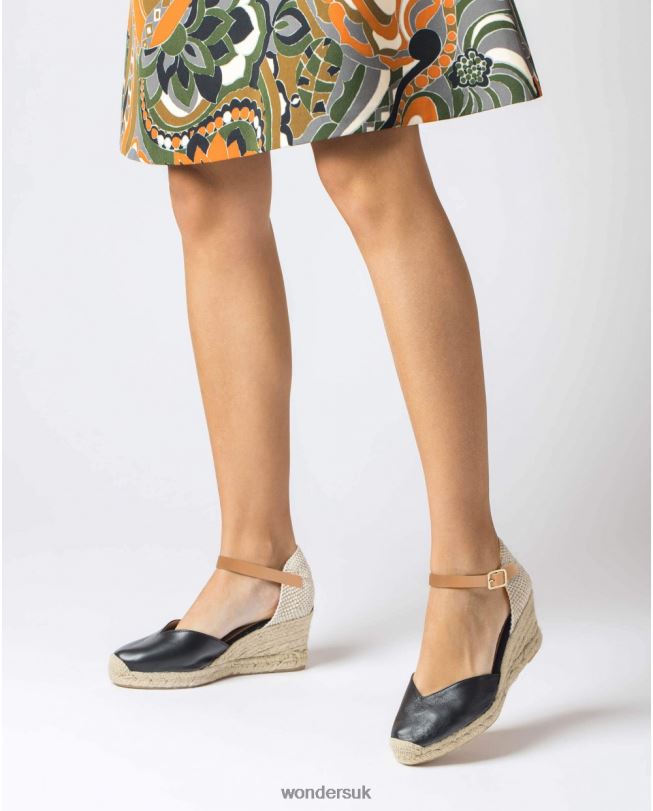 Footwear VZ2PD88 Women Wonders Negro Black Lexi Espadrilles